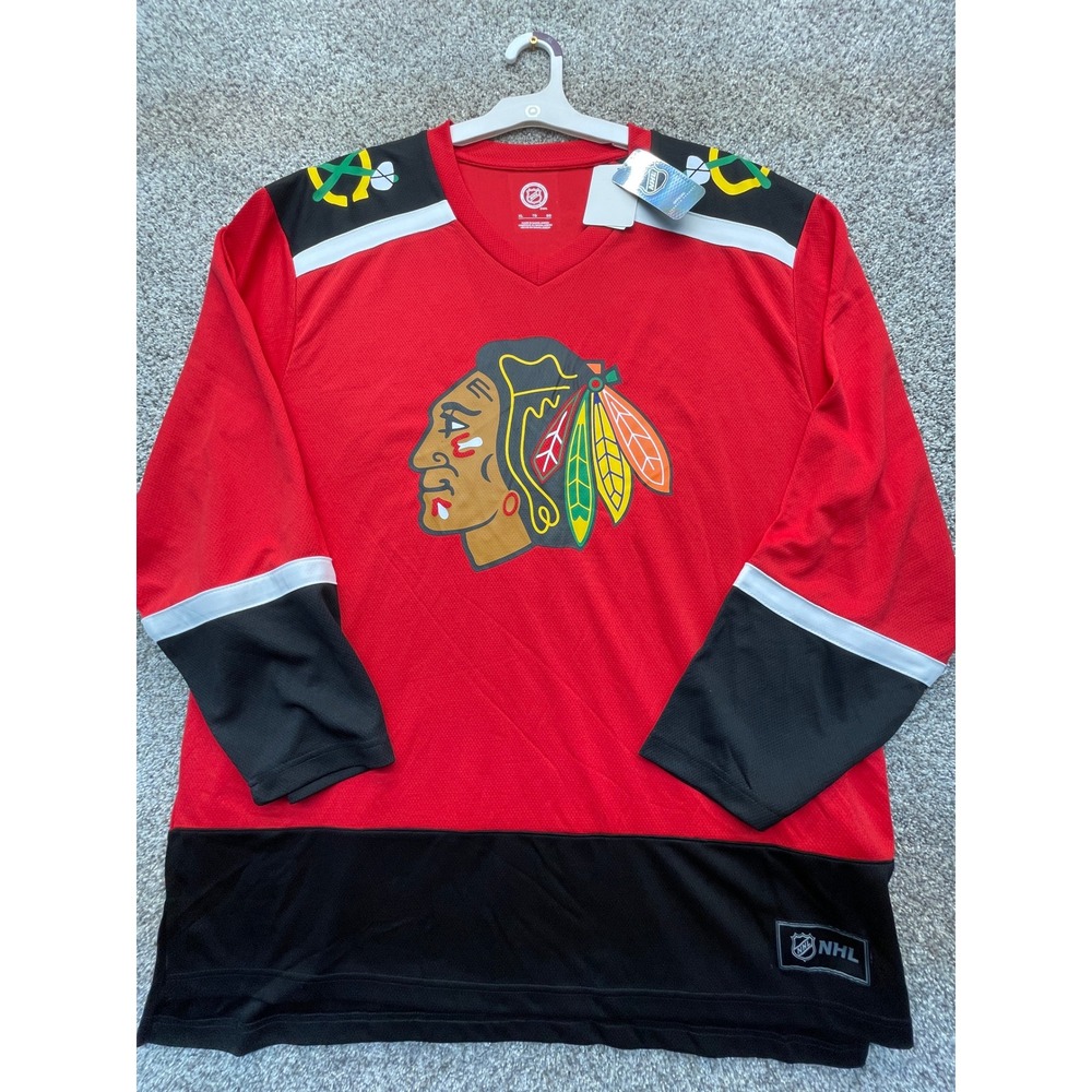 NHL Chicago Blackhawks Connor Bedard Jersey Mens XL Red NEW Connor Bedard #98